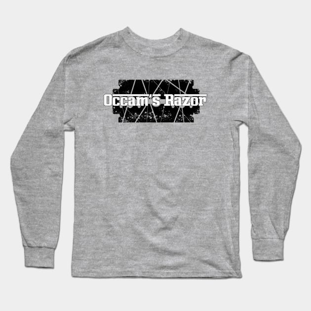 Occam's Razor Long Sleeve T-Shirt by Comixdesign